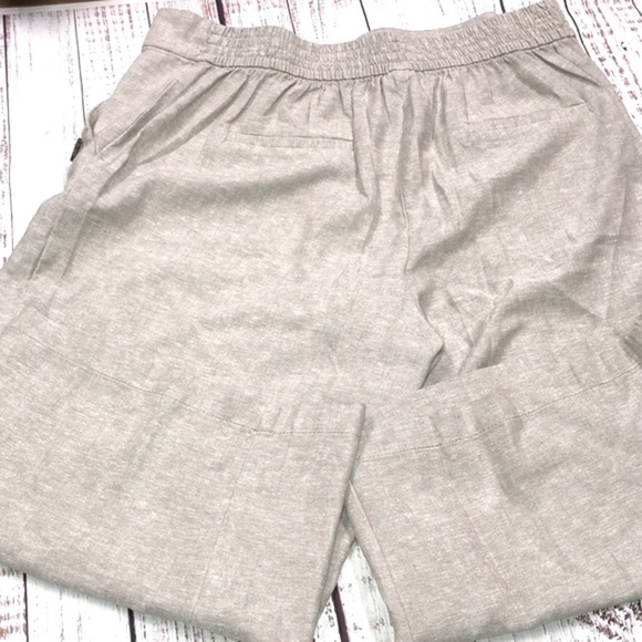 Lane Bryant linen blend tan pants size 14 - Picture 5 of 6